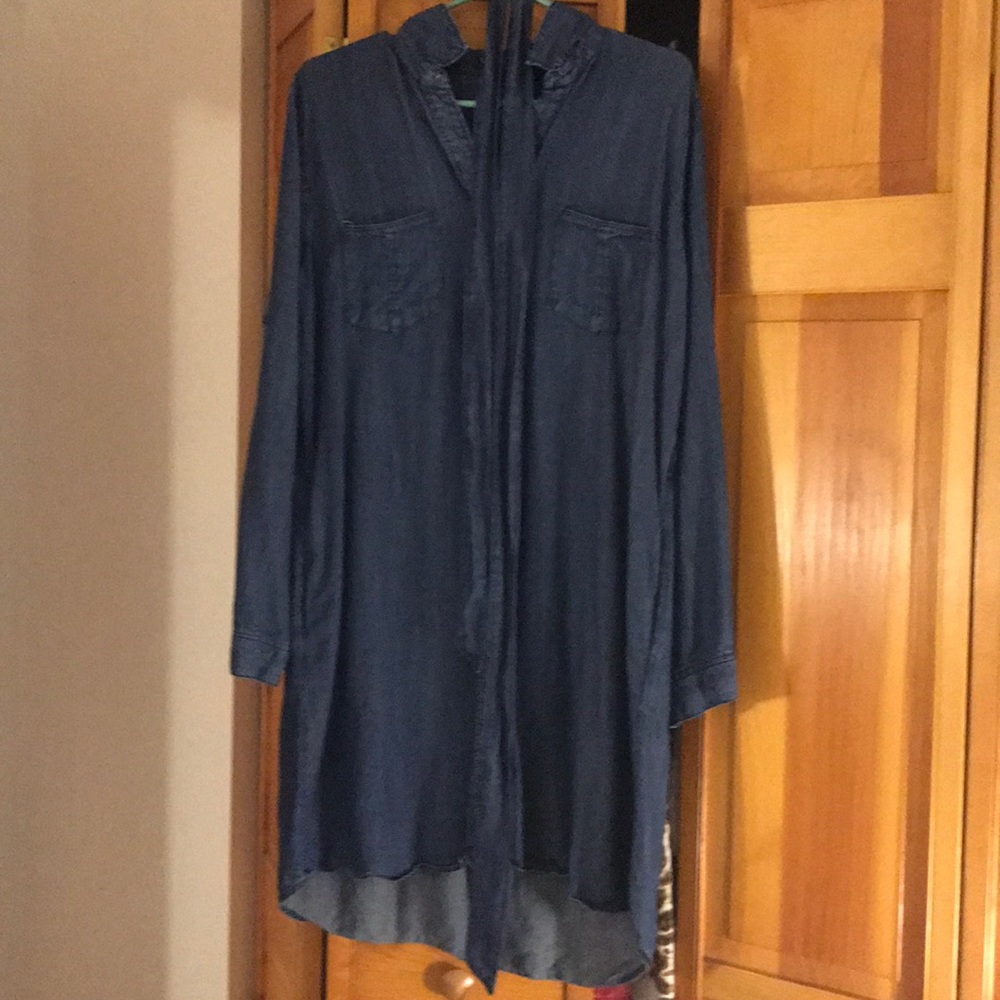 Long Sleeve Denim Dress